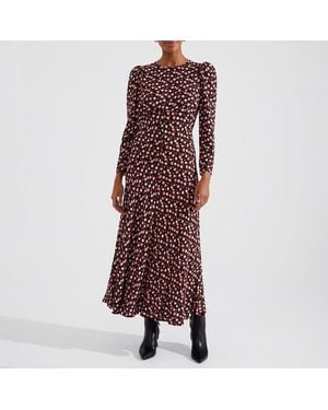 Hobbs Multi Yvonne Dress - Red
