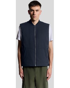 Lyle & Scott Water Resistant Insulated Gilet - Blue