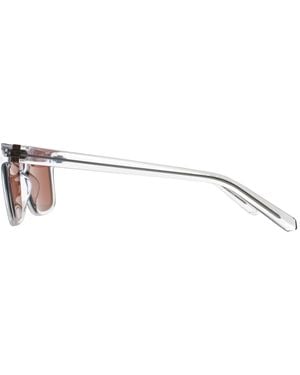 Guess Rectangle Clear Gu00066 Sunglasses - Metallic