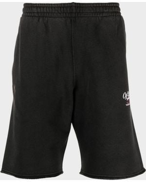 Off-White c/o Virgil Abloh Wave Off Sweatshorts - Black