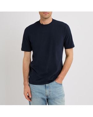 Oliver Sweeney Cromer Basic Cotton T-Shirt - Blue