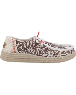 HEYDUDE Wendy Espadrille Retro Palm Shoes - Pink