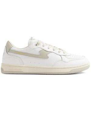 Stepney Workers Club Pro Cup 01 S-Strike Leather Trainer - White