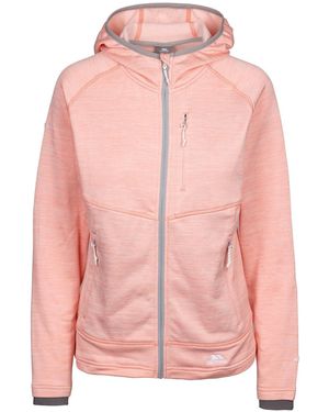 Trespass Fleece Jacket Tara Polyester Shell - Pink