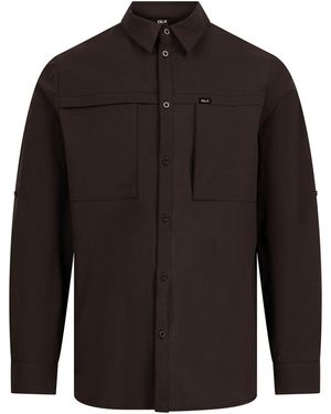 Trespass Santiago Dlx Shirt Dark - Black