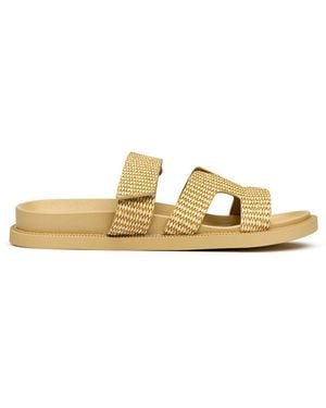 Sole Sister Hope Footbed Sandals - Metallic