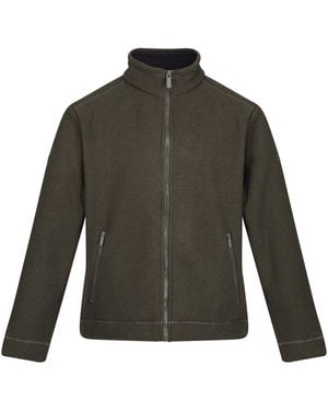 Regatta Fleece Jacket Garrian Ii Polyester Dark Khaki - Green