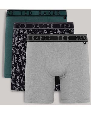 Ted Baker 3-Pack Cotton Boxers - Grey