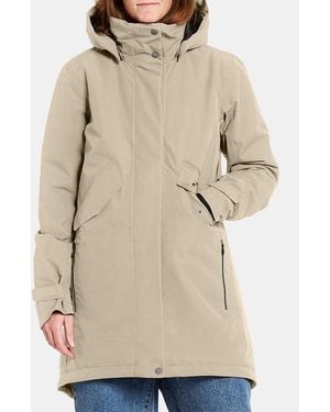 Didriksons Indra Waterproof Parka Jacket - Natural