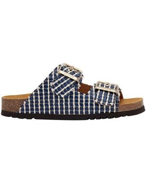Scholl Noelle Flat Sandals - Blue