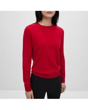 Mango Cashmere Round Neck Jumper - Red