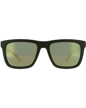 Lacoste Sunglasses L750S 318 Matte Mirror - Green