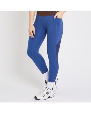 Sweaty Betty Power Ultrasculpt Textured High Waist 7/8 Workout Leggings - Blue