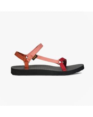 Teva Coloured Original Universal Slim Low Heeled Sandals - White