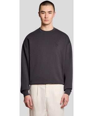 Lyle & Scott Relaxed Crew Neck Sweatshirt - Grey