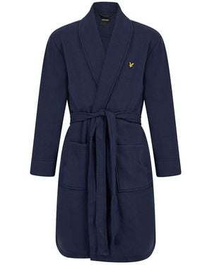 Lyle & Scott Peacoat Matthew Robe - Blue