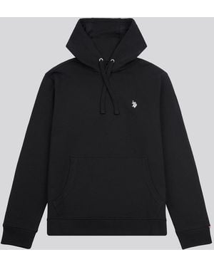 U.S. POLO ASSN. Drawstring Logo Hoodie - Black