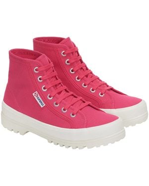 Superga High Tops 2341 Cotu Alpina Mixed Fuchsia/Avorio - Pink