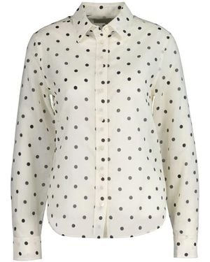 GANT Polka Dot Shirt - White