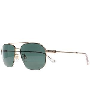 Police Sunglasses Spln39 Champ 10 300Y Shiny Rose - Green