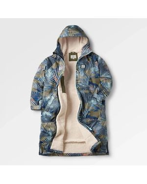 Passenger Waves Sherpa Lined Changing Robe - Blue