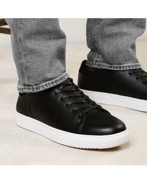 Where's That From Derek Low Cut Lace Up Trainers - Black