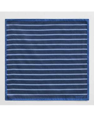 GANT Striped Pocket Square - Blue