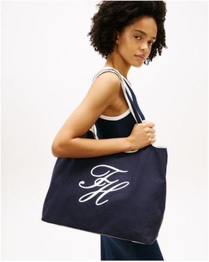 Tommy Hilfiger Dark Tote Bag - Blue