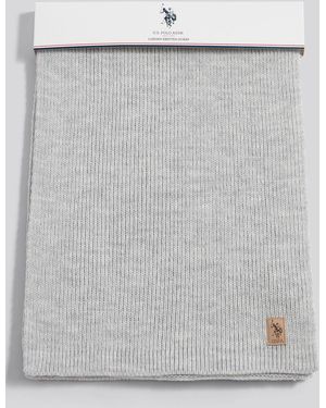 U.S. POLO ASSN. Rib Knit Scarf - Grey