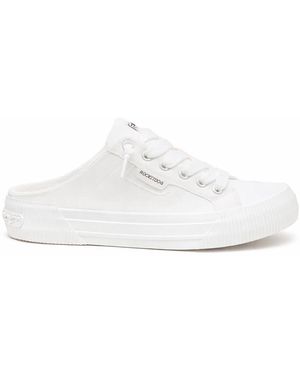 Rocket Dog Cheery Mule Canvas Sports Trainers - White