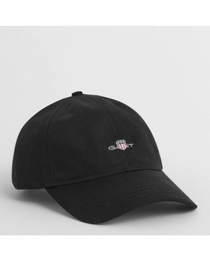 GANT Shield Cotton Twill Cap - Black