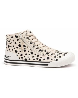Rocket Dog Light Jazzin Hi Fido Sports Trainers - White