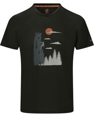Dare 2b T-Shirt Tech Ii Brazilian Rosewood - Black