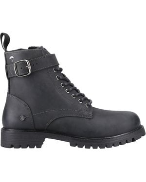 Hush Puppies Wanda Lace Boot - Black