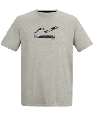 Regatta T-Shirt Fingal Polyester Abbeystone Marl - Grey