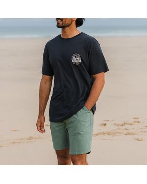 Passenger Odyssey Organic Cotton T-Shirt - Blue