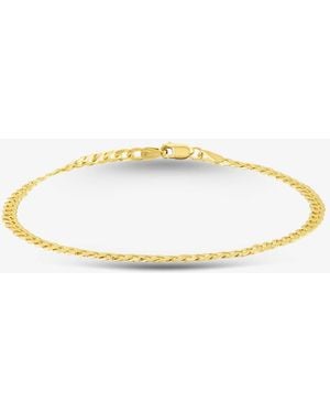 T.H.Baker 9Ct Curb Bracelet Sufc-340-9Y - Metallic