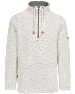 Trespass Sweatshirt Falmouthfloss Cotton Off - White