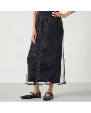 Hush Zuri Organza Stretch Skirt - Black