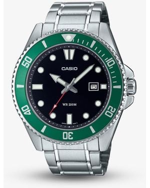 G-Shock Diver Watch Mdv-107D-3Avef - Green