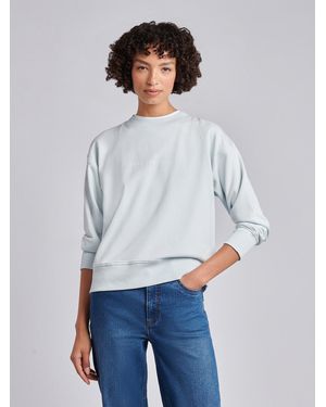 U.S. POLO ASSN. Pale Arc Graphic Jumper - White