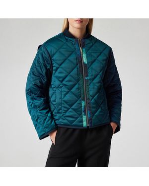 Paul Smith And Reversible Bomber Coat - Blue