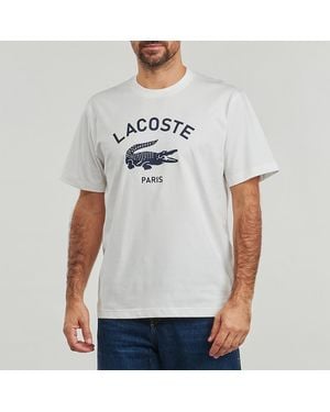 Lacoste Graphic Logo T-Shirt - Grey