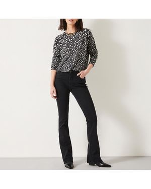 Hush Washed Lorna Bootcut Jeans - Black