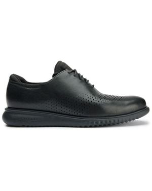 Cole Haan Zerogrand Laser Wingtip Shoes - Black