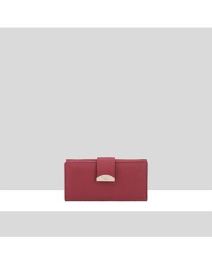 Dents Carman Leather Purse - Red
