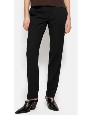 Jigsaw Fluid Twill Palmer Trousers - Black