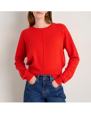 Wyse Bitter Astrid Wool Blend Jumper - Red