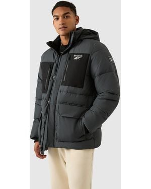 Reebok Puffer Parka Jacket - Black