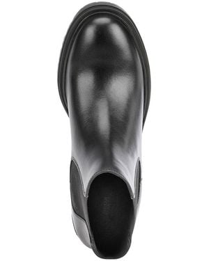 Geox Leather Damiana Heeled Ankle Boots - Black